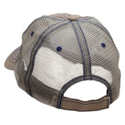 1 More Rep Embroidered Low Profile Special Cotton Mesh Cap - Khaki OSFM