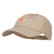 Love Cats Heart Embroidered Low Cap