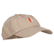 Love Cats Heart Embroidered Low Cap