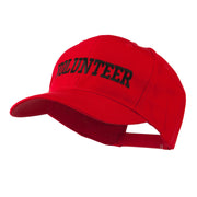 Volunteer Wording Embroidered Cap