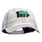 1 More Rep Embroidered Low Profile Special Cotton Mesh Cap - Putty OSFM