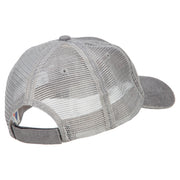 Vacation Mode Embroidered Washed Twill Trucker Cap