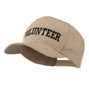 Volunteer Wording Embroidered Cap