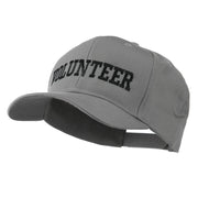 Volunteer Wording Embroidered Cap