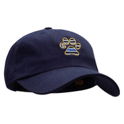 Paw Cop Embroidered Washed Cap