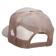 Golf Clubs Embroidered Solid Cotton Prostyle Twill Mesh Cap - Khaki OSFM