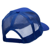 Golf Clubs Embroidered Solid Cotton Prostyle Twill Mesh Cap - Royal OSFM