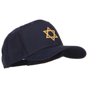 3D Star of David Embroidered Twill Cap