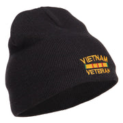 Vietnam Veteran Embroidered Short Beanie