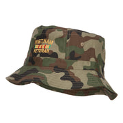 Vietnam Veteran Embroidered Bucket Hat