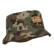 Vietnam Veteran Embroidered Bucket Hat