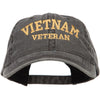 Vietnam Veteran Embroidered Washed Cap