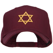 3D Star of David Embroidered Twill Cap