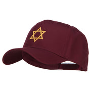 3D Star of David Embroidered Twill Cap