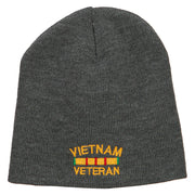 Vietnam Veteran Embroidered Short Beanie