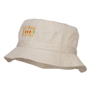 Vietnam Veteran Embroidered Bucket Hat