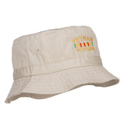 Vietnam Veteran Embroidered Bucket Hat