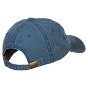 Vietnam Veteran Embroidered Washed Cap