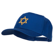 3D Star of David Embroidered Twill Cap