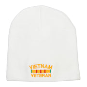 Vietnam Veteran Embroidered Short Beanie