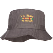 Vietnam Veteran Embroidered Bucket Hat