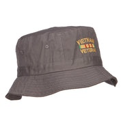 Vietnam Veteran Embroidered Bucket Hat