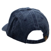 4 Sports Embroidered Unstructured Pigment Dyed Cotton Cap - Navy OSFM