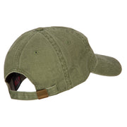 Vietnam Veteran Embroidered Washed Cap