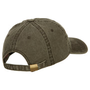 Vietnam Veteran Embroidered Washed Cap