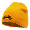 Classic VW Beetle Embroidered 8 Inch Knitted Short Beanie