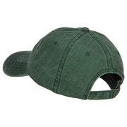 Love with Football Embroidered Washed Cotton Cap