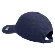 U.S. Army 32nd Infantry Brigade Embroidered Washed Solid Pigment Dyed Cotton Twill Brass Buckle Cap - Navy OSFM