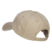 Navy Veteran Letters Embroidered Washed Cap