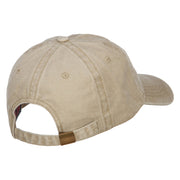 Navy Veteran Letters Embroidered Washed Cap