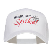 Bump Set Spike Volleyball Embroidered Mesh Cap