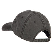 Navy Veteran Letters Embroidered Washed Cap