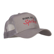 Bump Set Spike Volleyball Embroidered Mesh Cap