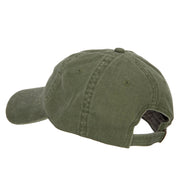 Navy Veteran Letters Embroidered Washed Cap