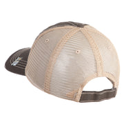 U.S. Army 32nd Infantry Brigade Embroidered Low Profile Special Cotton Mesh Cap - Brown-Khaki OSFM