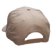 Coach Whistle Embroidered Solid Cotton Twill Pro Style Cap - Khaki OSFM