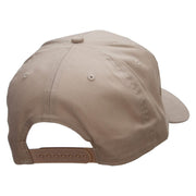 Coach Whistle Embroidered Solid Cotton Twill Pro Style Cap - Khaki OSFM