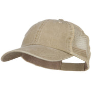 Washed Pigment Dyed Twill Trucker Cap