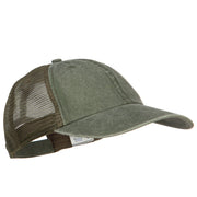 Washed Pigment Dyed Twill Trucker Cap