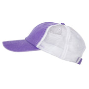 Washed Pigment Dyed Twill Trucker Cap