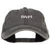 Papi Embroidered Washed Cap