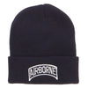 White Airborne Embroidered Cuff Beanie