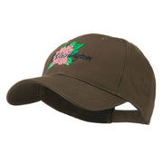 USA State Flower Washington Rhododendron Embroidered Cap