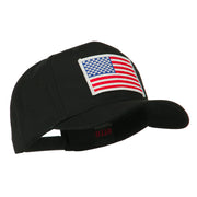 White American Flag Patched Cap