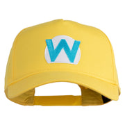 Wario Patch Patched Solid Cotton Twill 5 Panel Prostyle Snap Cap - Yellow OSFM