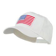 White American Flag Patched Cap